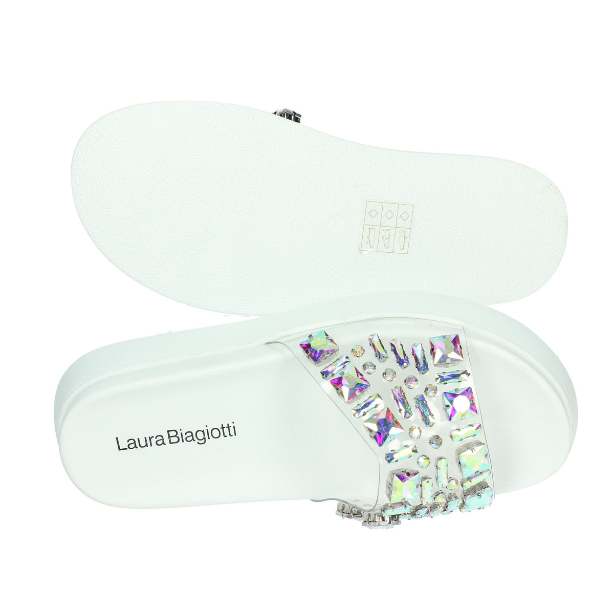 LAURA BIAGIOTTI Donna Ciabatte basse 9108 Bianco
