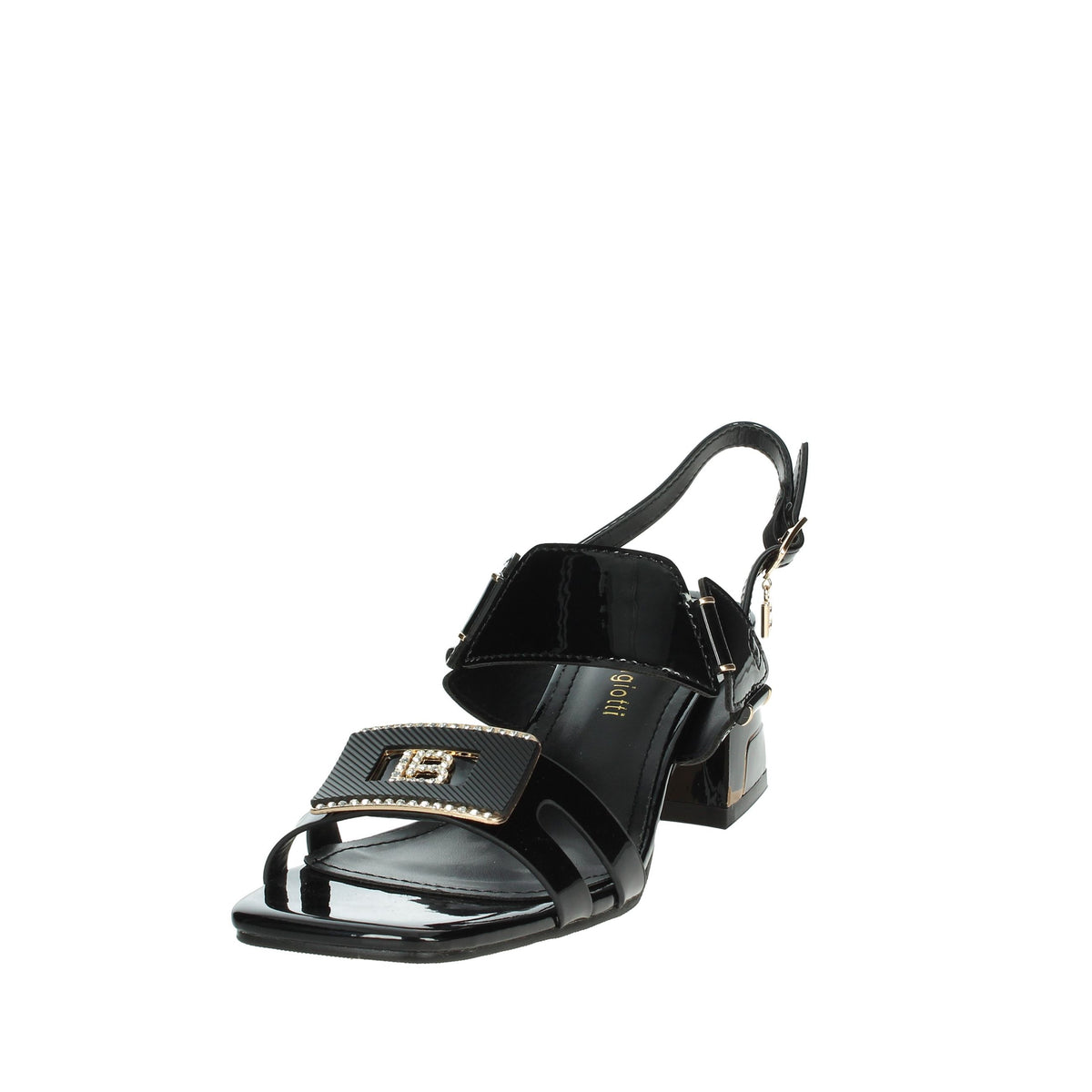 LAURA BIAGIOTTI Donna Sandali con tacco 9039 Nero