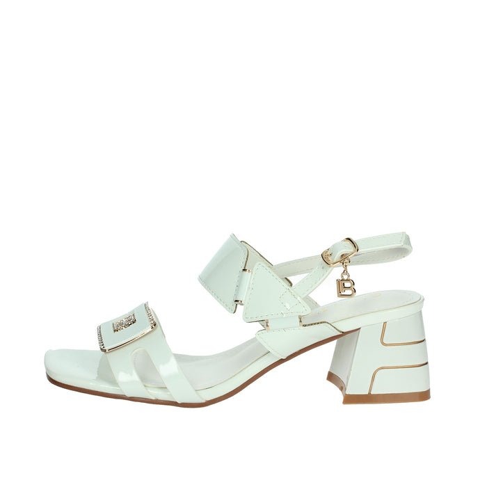LAURA BIAGIOTTI Donna Sandali con tacco 9039 Bianco
