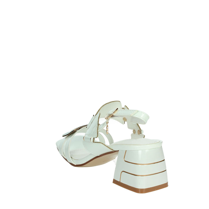 LAURA BIAGIOTTI Donna Sandali con tacco 9039 Bianco