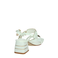 LAURA BIAGIOTTI Donna Sandali con tacco 9039 Bianco
