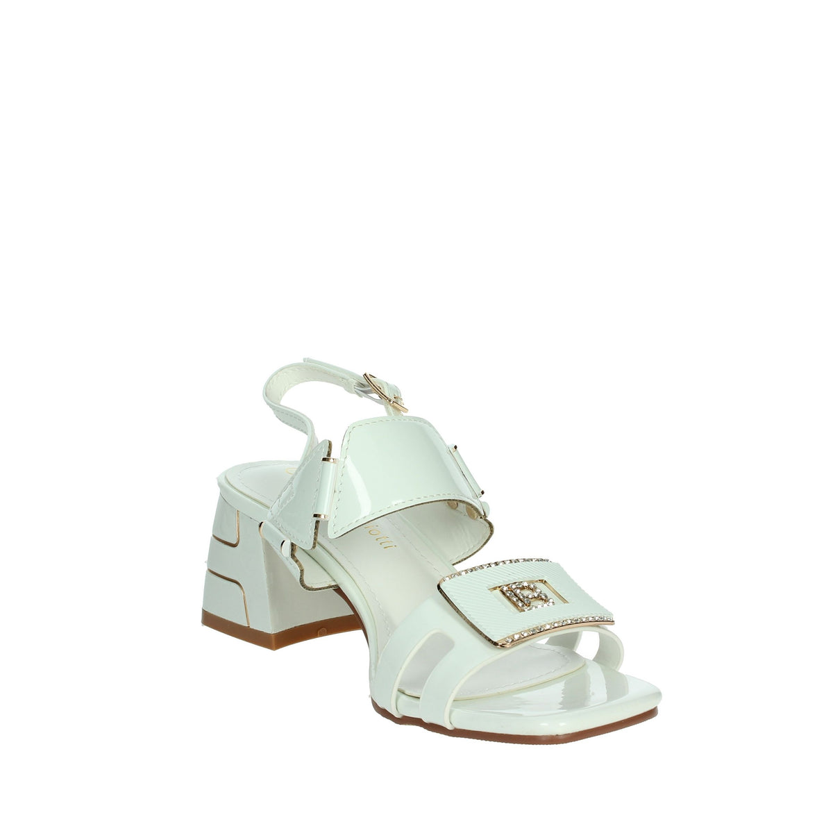 LAURA BIAGIOTTI Donna Sandali con tacco 9039 Bianco