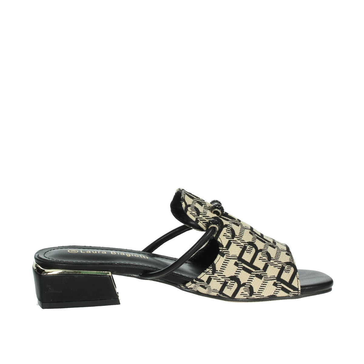 LAURA BIAGIOTTI Donna Ciabatte basse 9016 Beige/Nero