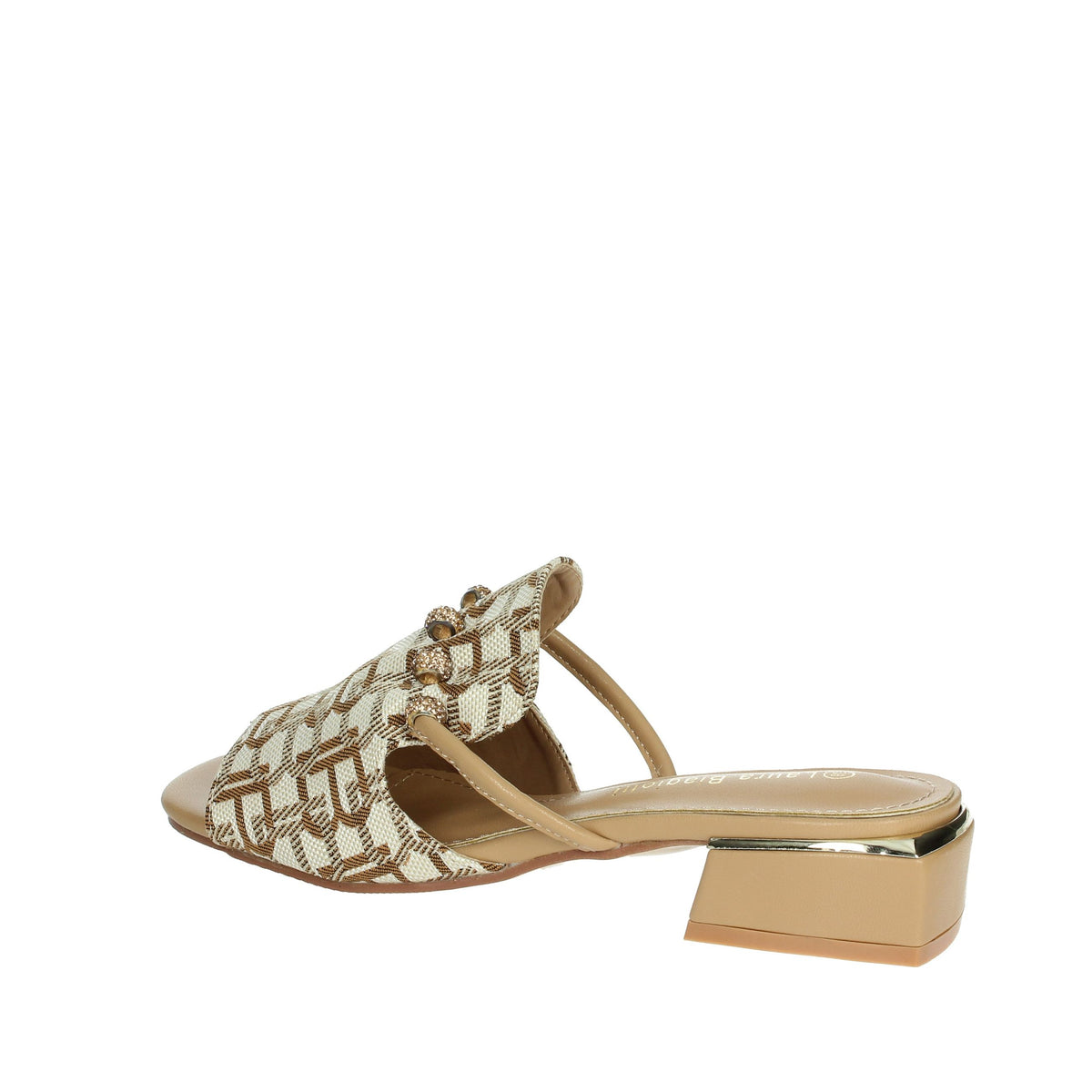 LAURA BIAGIOTTI Donna Ciabatte basse 9016 Beige/Cuoio