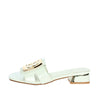 Laura Biagiotti Women High-heeled Slide 9010 White