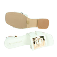 LAURA BIAGIOTTI Donna Ciabatte basse 9010 Bianco