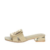 Laura Biagiotti Donna Ciabatta con tacco 9010 Beige