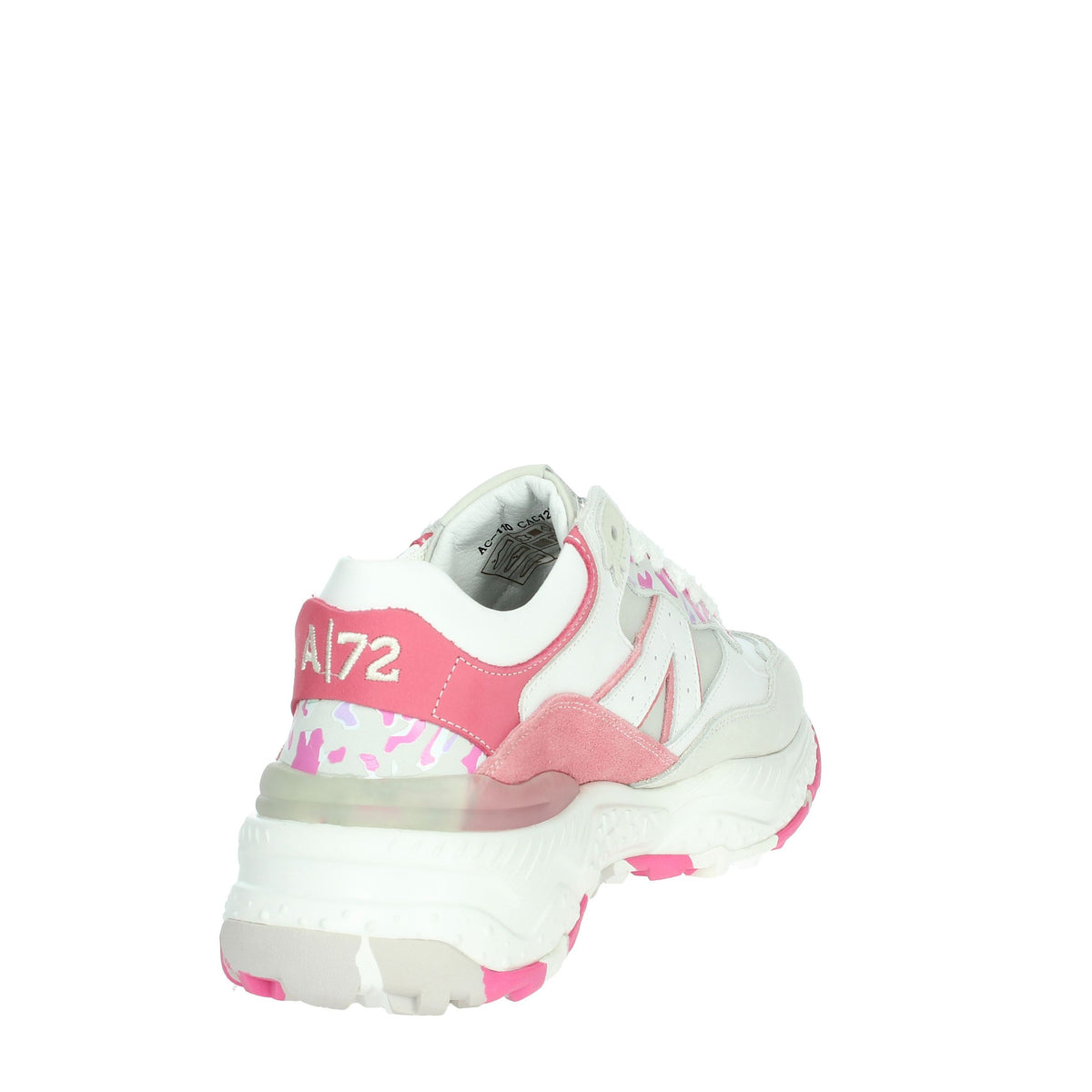 Accademia 72 Donna Sneakers bassa AC-110 Bianco/Fucsia