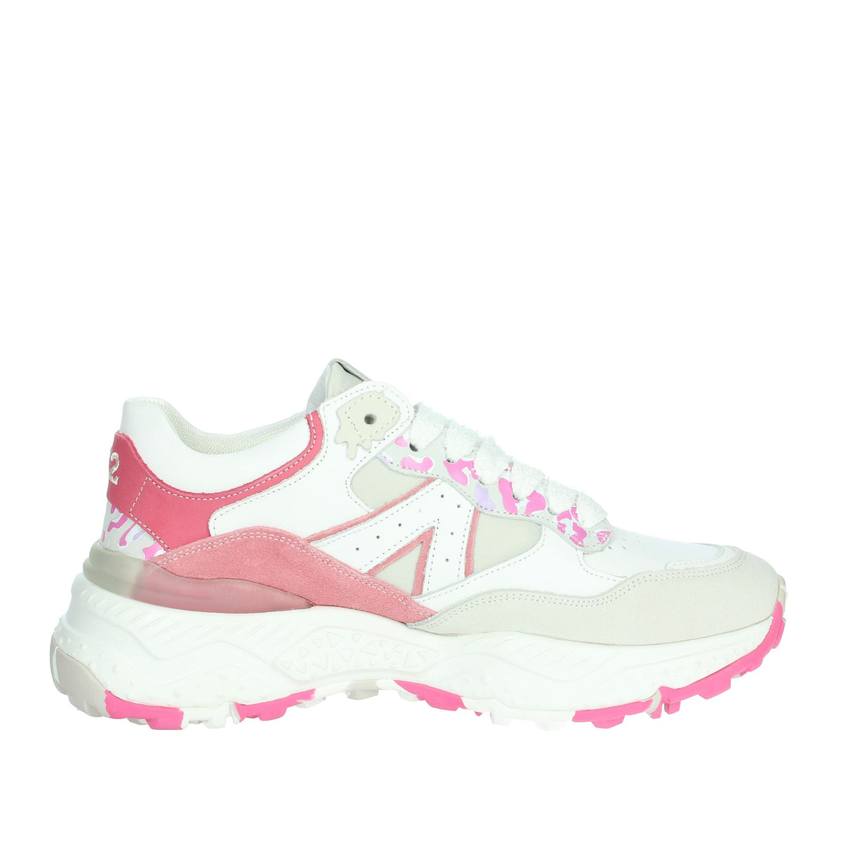 Accademia 72 Donna Sneakers bassa AC-110 Bianco/Fucsia