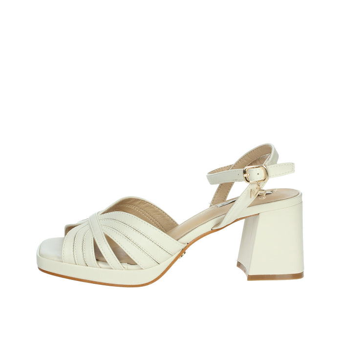 MIABELLE Donna Sandali con tacco MB74 Panna