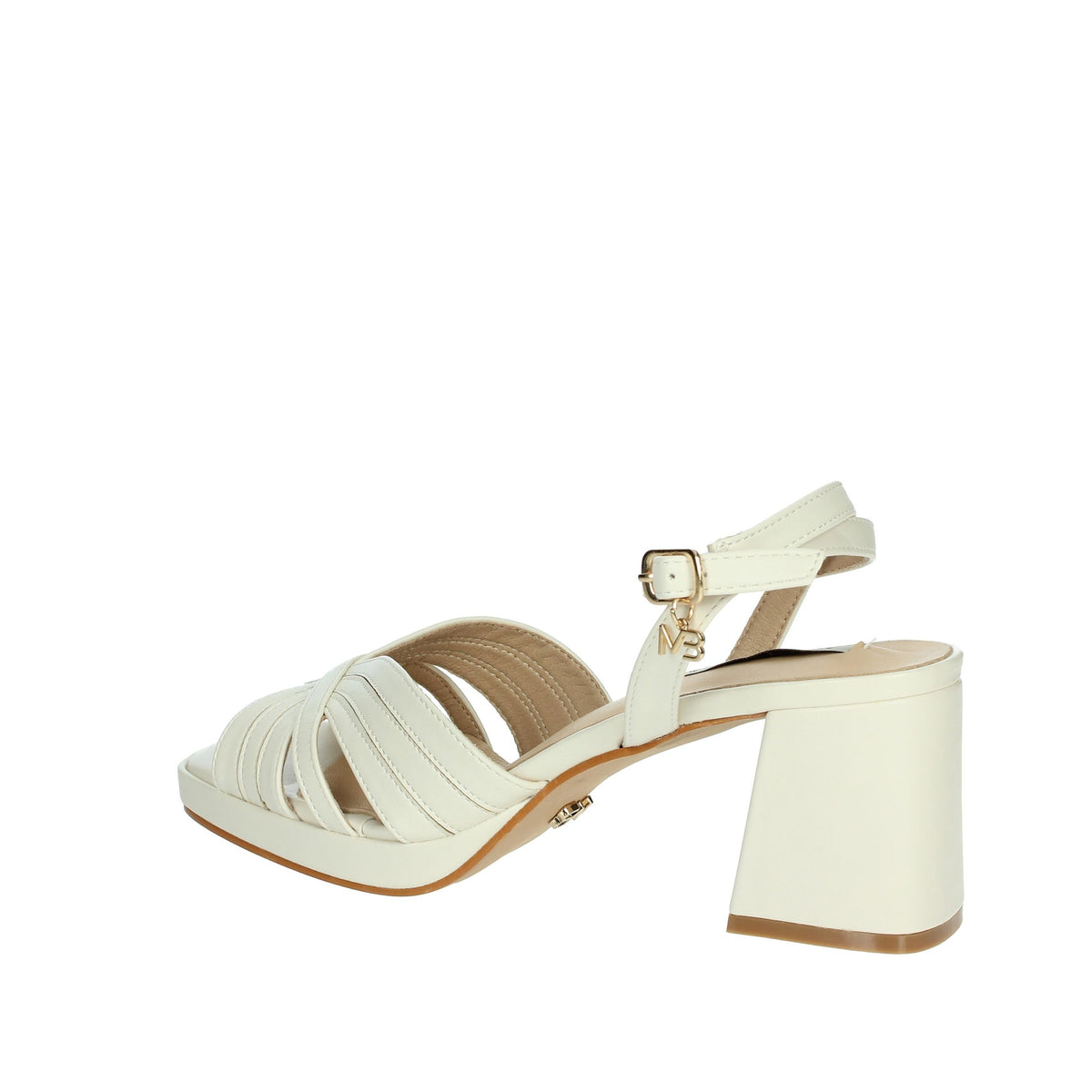 MIABELLE Donna Sandali con tacco MB74 Panna