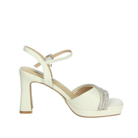 MIABELLE Donna Sandali con tacco MB90 Panna