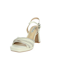 MIABELLE Donna Sandali con tacco MB90 Panna