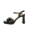 Miabelle Damen Sandale mit Absatz MB90 Schwarz