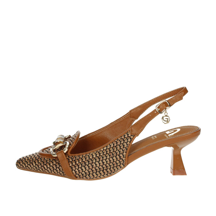 GOLD & GOLD Donna Slingback GP732 Cuoio