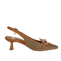 GOLD & GOLD Donna Slingback GP732 Cuoio