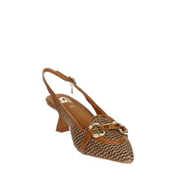 GOLD & GOLD Donna Slingback GP732 Cuoio