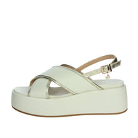 MARIELLA BURANI Donna Sandali con zeppa 51591 Panna