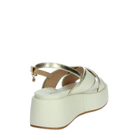 MARIELLA BURANI Donna Sandali con zeppa 51591 Panna