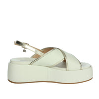 MARIELLA BURANI Donna Sandali con zeppa 51591 Panna