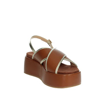 MARIELLA BURANI Donna Sandali con zeppa 51591 Cuoio
