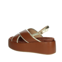 MARIELLA BURANI Donna Sandali con zeppa 51591 Cuoio