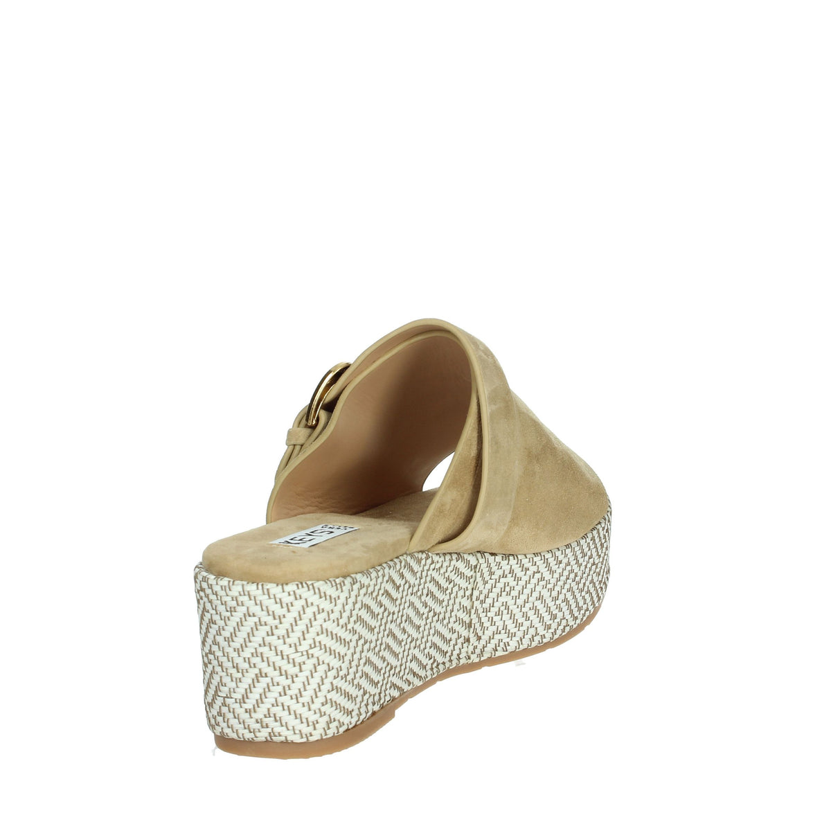 KEYS Donna Ciabatte con zeppa K-11083 Beige