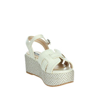 KEYS Donna Sandali con zeppa K-11081 Bianco