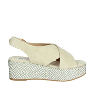 KEYS Donna Sandali con zeppa K-11082 Beige