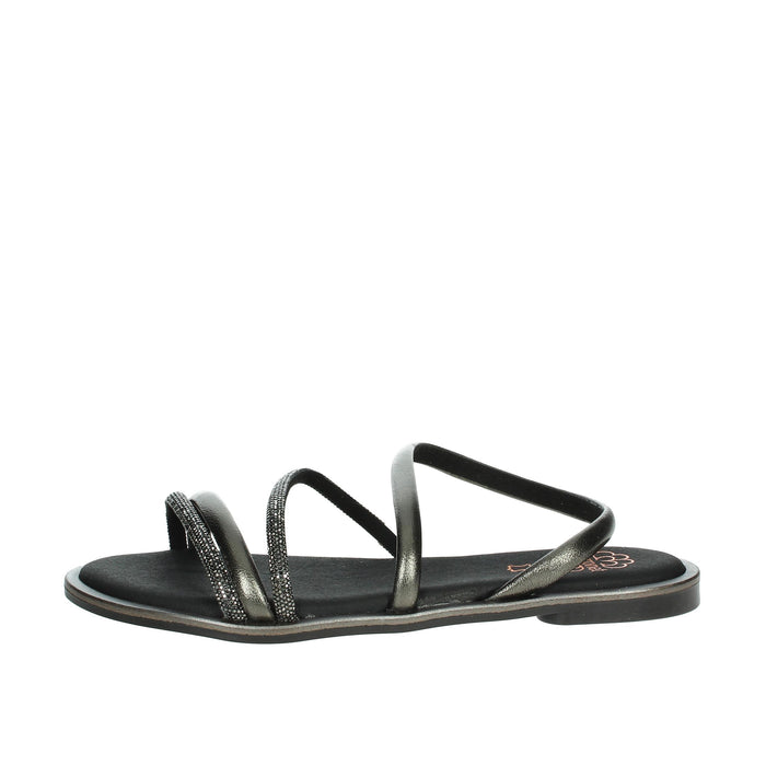 PORRONET Donna Sandali bassi 7010 Antracite