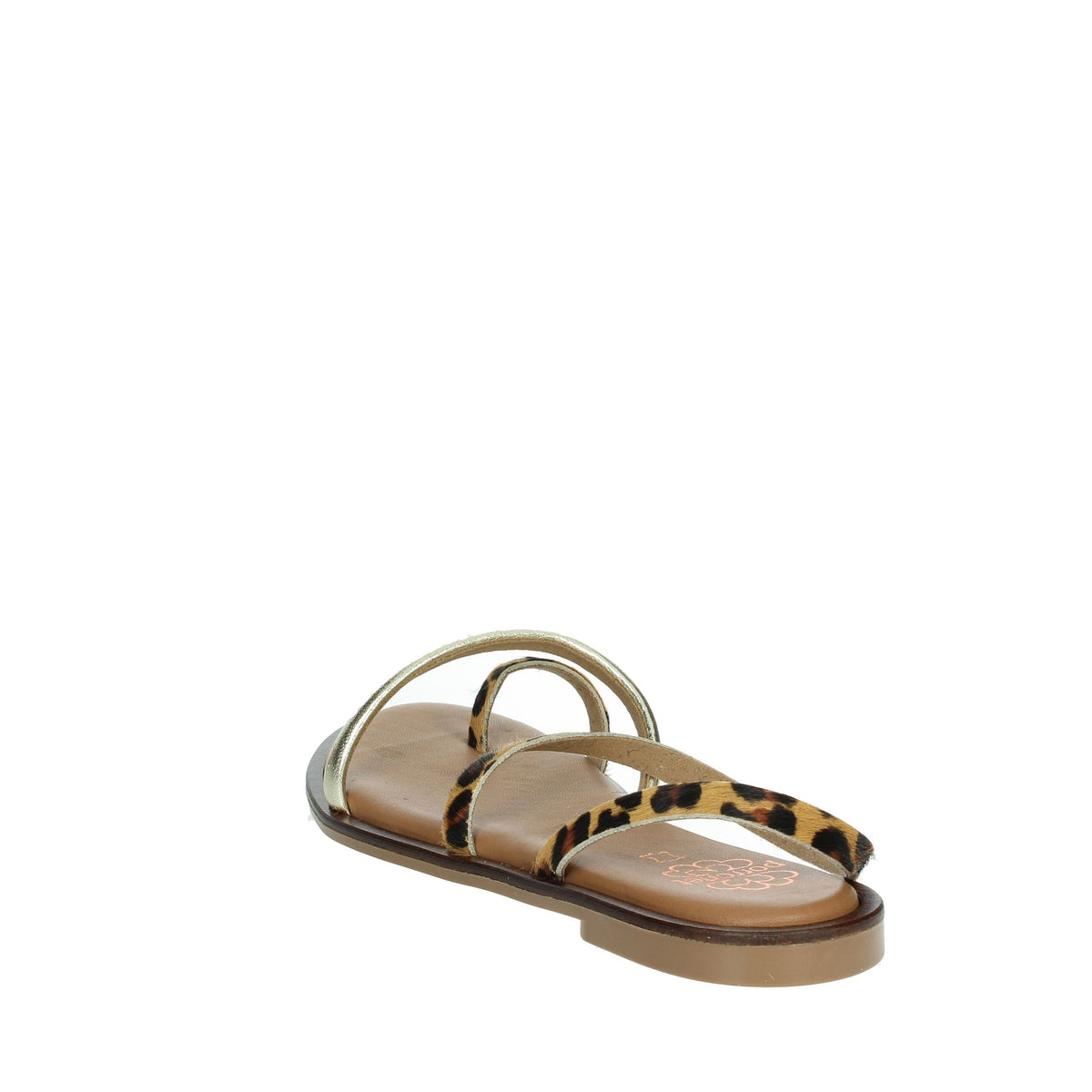 PORRONET Donna Sandali bassi 3093 Marrone/Oro