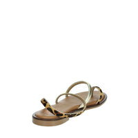 PORRONET Donna Sandali bassi 3093 Marrone/Oro