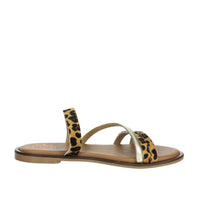 PORRONET Donna Sandali bassi 3091 Marrone/Oro