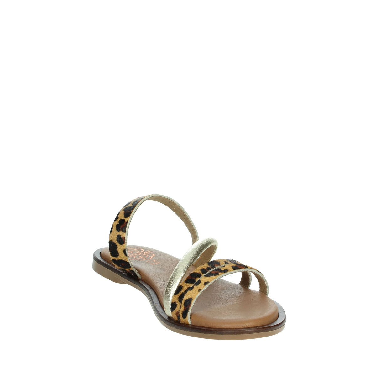 PORRONET Donna Sandali bassi 3091 Marrone/Oro