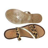 PORRONET Donna Sandali bassi 3091 Marrone/Oro