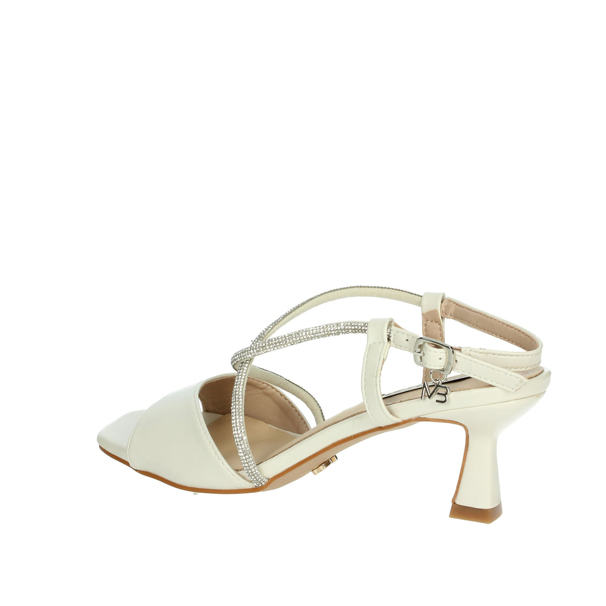 MIABELLE Donna Sandali con tacco MB168 Panna