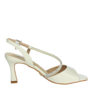MIABELLE Donna Sandali con tacco MB140 Panna