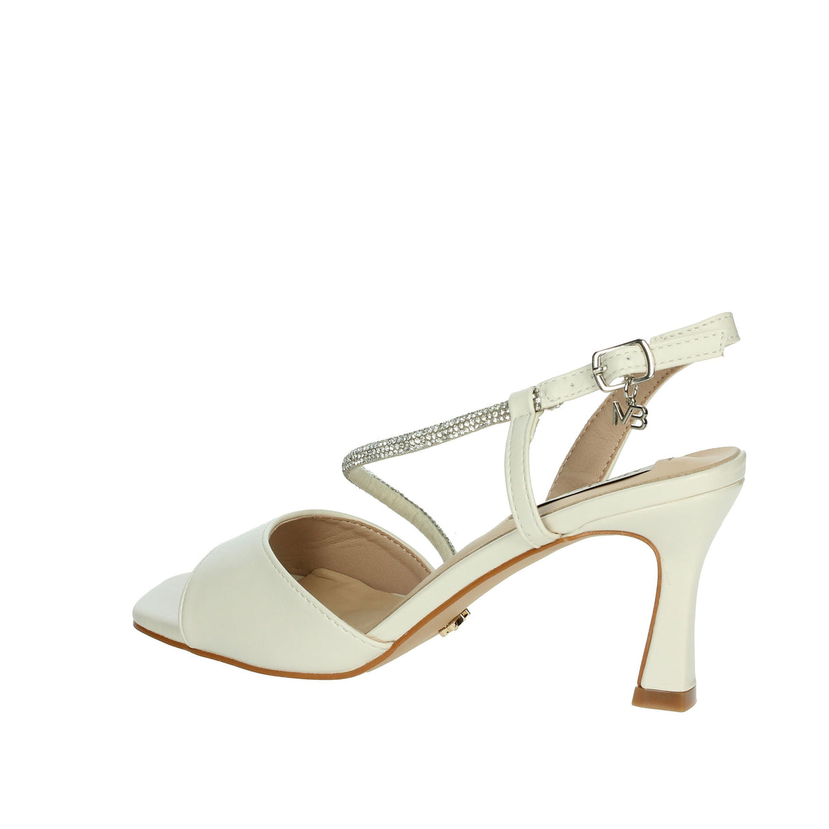 MIABELLE Donna Sandali con tacco MB140 Panna