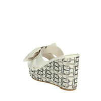 LAURA BIAGIOTTI Donna Ciabatte con zeppa 9102 Panna