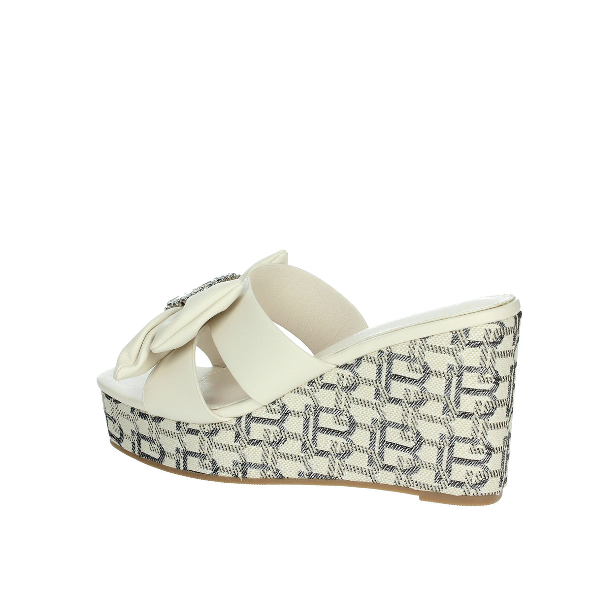 LAURA BIAGIOTTI Donna Ciabatte con zeppa 9102 Panna