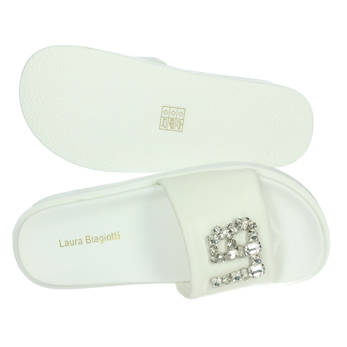 LAURA BIAGIOTTI Donna Ciabatte basse 9074 Bianco