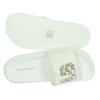 LAURA BIAGIOTTI Donna Ciabatte basse 9074 Bianco