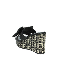 LAURA BIAGIOTTI Donna Ciabatte con zeppa 9102 Nero