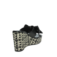 LAURA BIAGIOTTI Donna Ciabatte con zeppa 9102 Nero