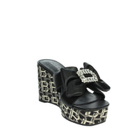 LAURA BIAGIOTTI Donna Ciabatte con zeppa 9102 Nero