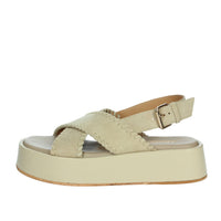 JANET & JANET Donna Sandali con zeppa J-123 Beige