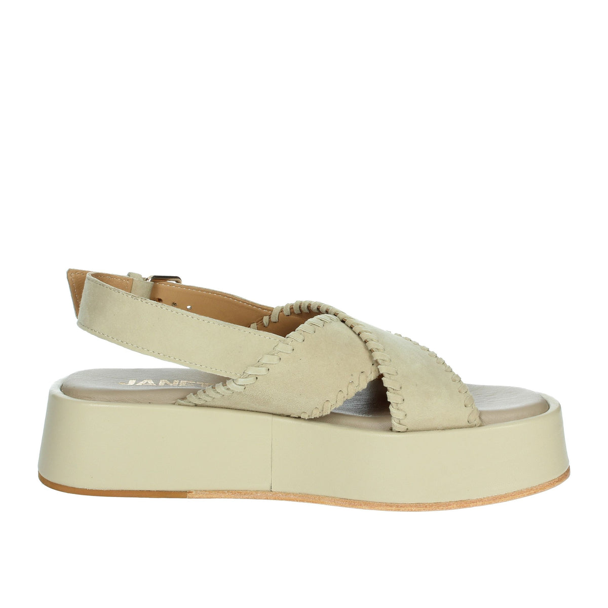 JANET & JANET Donna Sandali con zeppa J-123 Beige