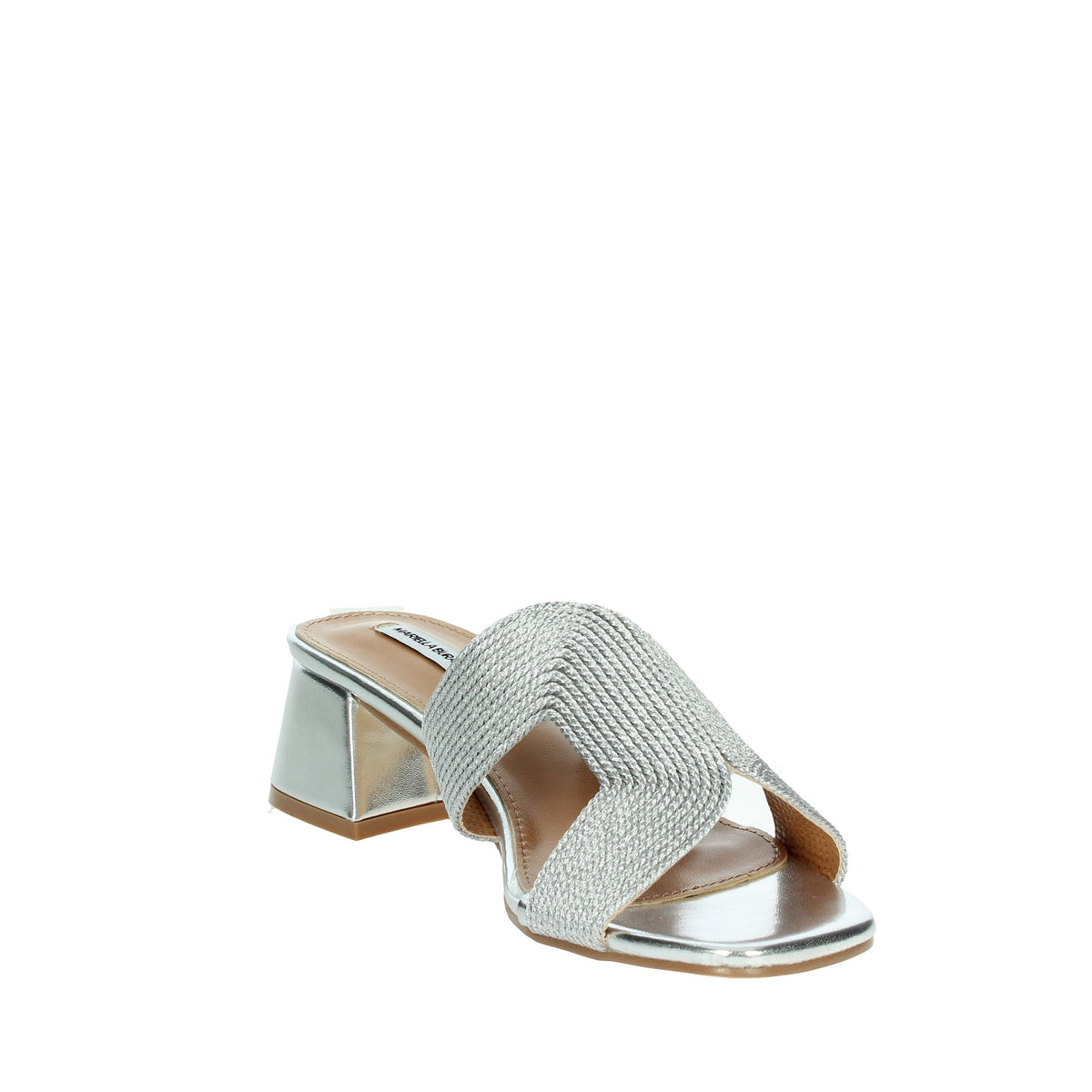 MARIELLA BURANI Donna Ciabatte con tacco 51240 Argento