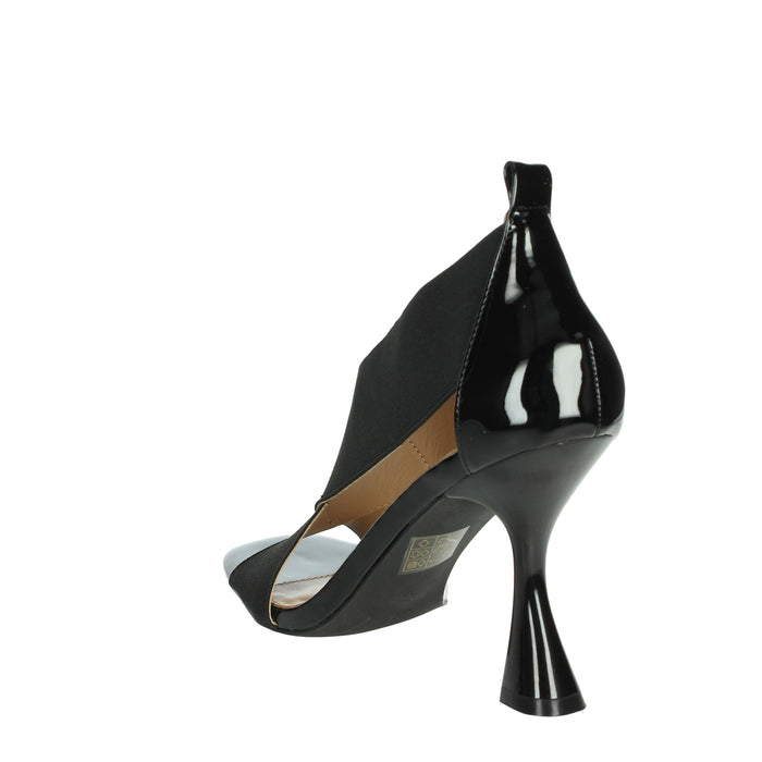 FERRE' Donna Sandali con tacco F-170 Nero