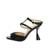 Ferre' Donna Sandalo con tacco F-174 Nero